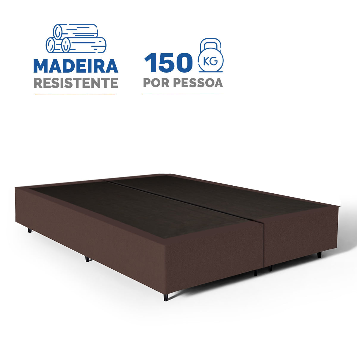 Cama Box Bipartida Queen 158cm foto 4