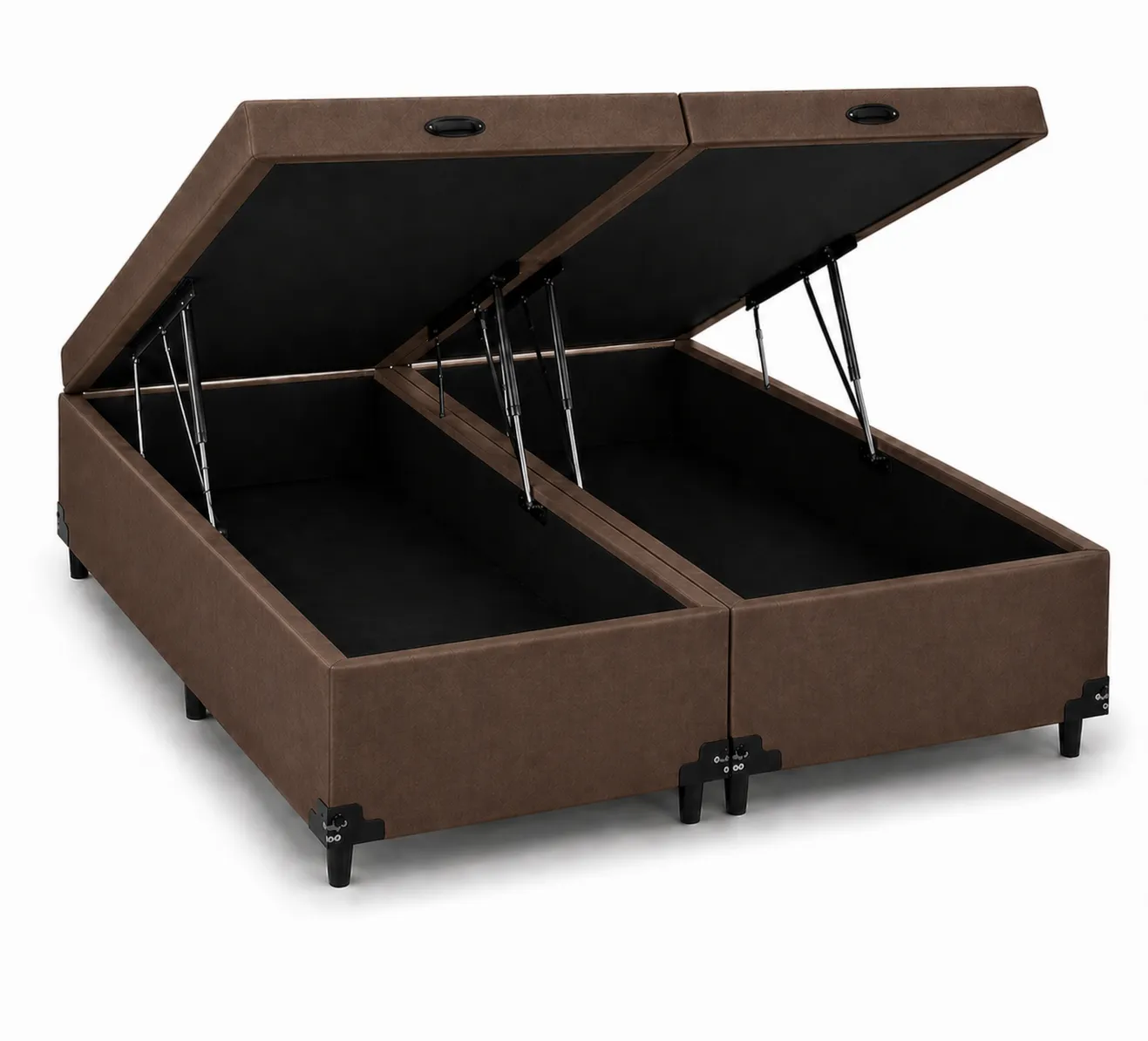 Cama Box Baú Bipartido Queen 158cm