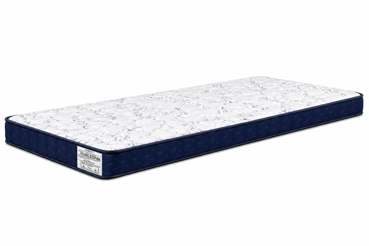 Colchão D23 AP Solteirinho 0,78 12cm - Azul