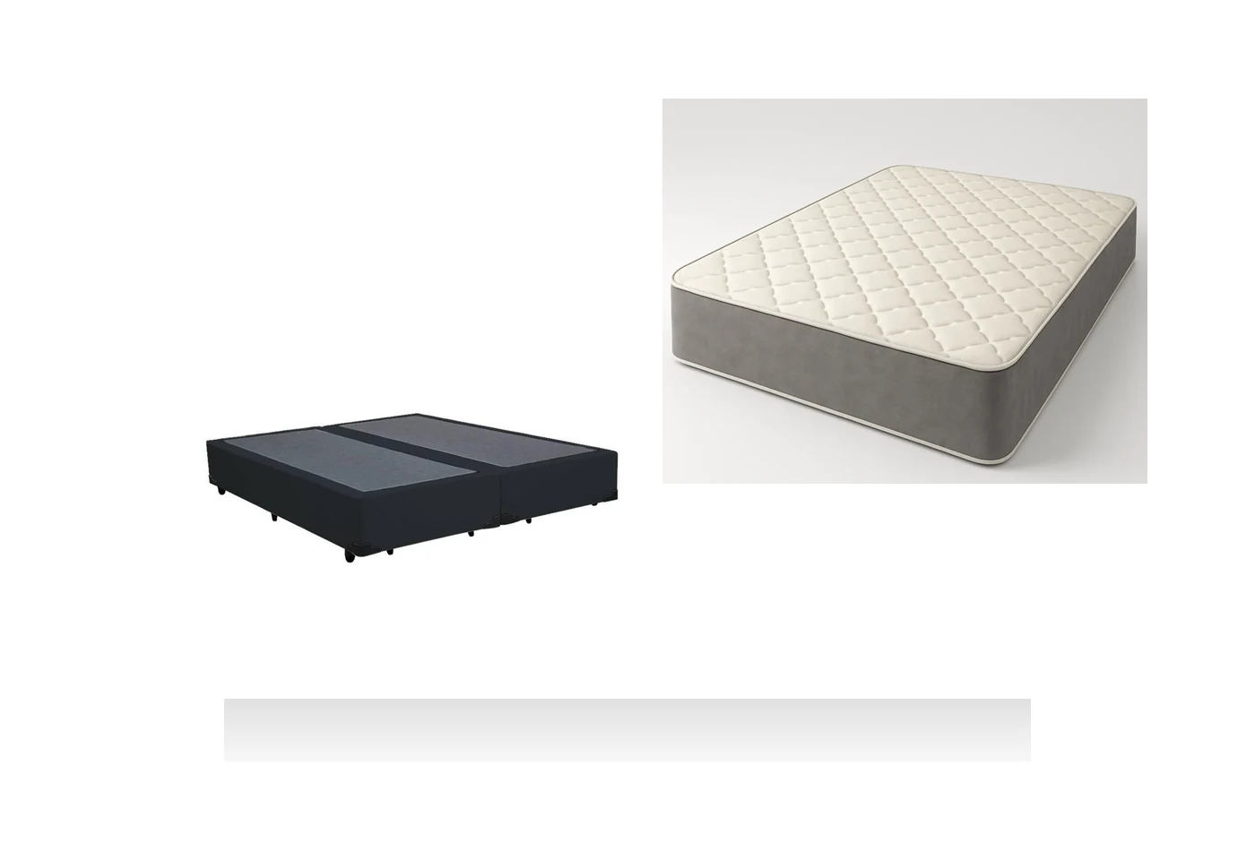 Kit Cama Box + Colchão D33 King 1,98m - Preto