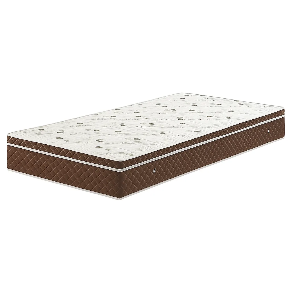 Colchão Mola Bonnel Solteiro 0,88 28cm - Marrom